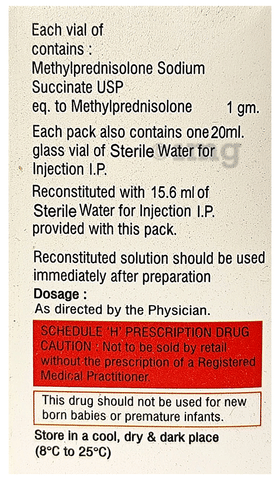 Methydrol 1g Injection image