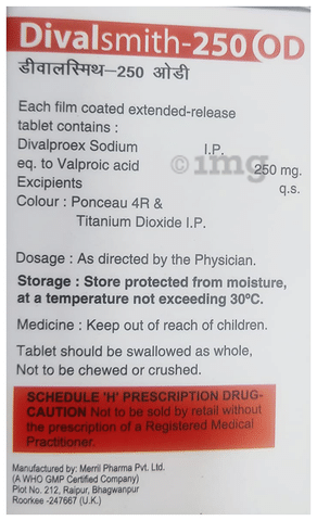 Divalsmith 250 OD Tablet ER