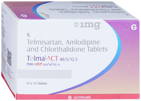 Telma ACT 40mg/5mg Tablet image Telma ACT 40mg/5mg Tablet image
