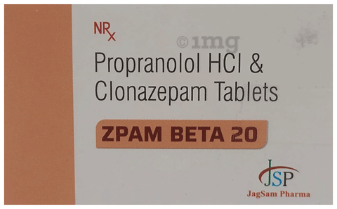 Zpam Beta 20 Tablet image
