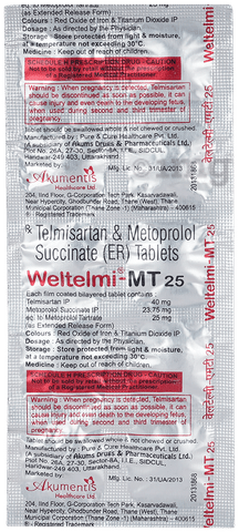 Weltelmi MT 25mg Tablet