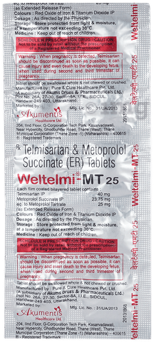 Weltelmi MT 25mg Tablet image