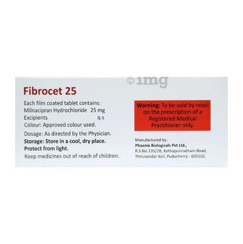 Fibrocet 25 Tablet image Fibrocet 25 Tablet image