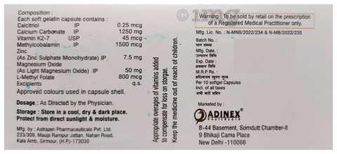 Adbone-K2 Softgel Capsule