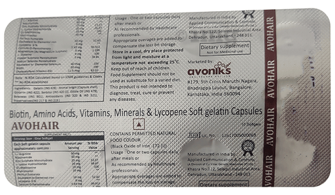 Avohair Soft Gelatin Capsule 3