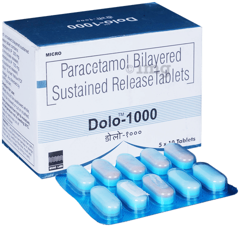 डोलो 1000mg टैबलेट image