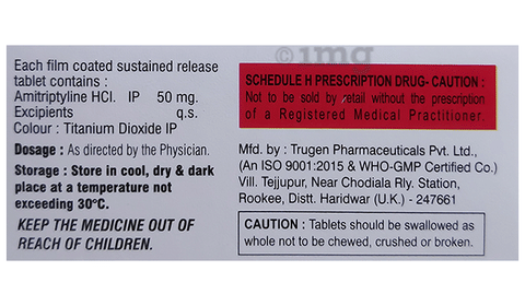 Linotryp 50 SR Tablet image