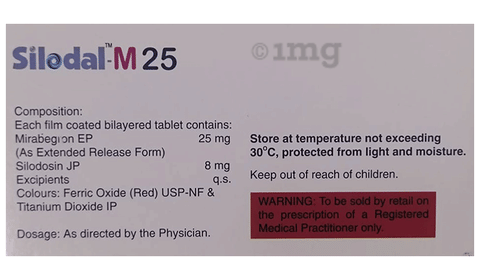 Silodal-M 25 Tablet ER image Silodal-M 25 Tablet ER image