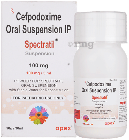 Spectratil 100mg/5ml Syrup image Spectratil 100mg/5ml Syrup image