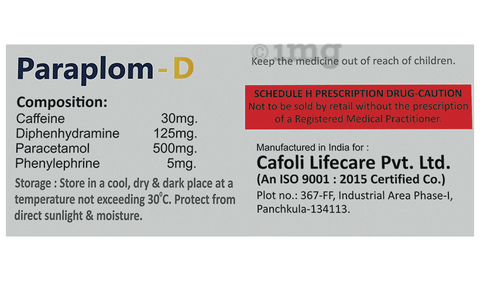 Paraplom D Tablet image Paraplom D Tablet image