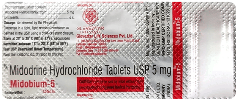 Midobium 5 Tablet image Midobium 5 Tablet image