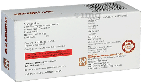 Myrosuways 10mg Tablet image
