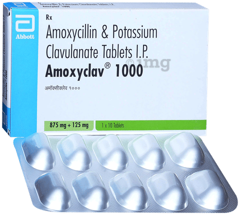 Amoxyclav 875mg/125mg Tablet image