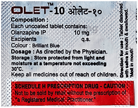 Olet 10mg Tablet image