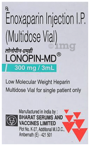 100mg Lonopin Md Pen Enoxaparin Injection at Rs 1000/piece in Delhi