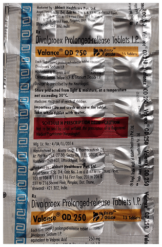 Valance OD 250 Eazy Glide Tablet PR image