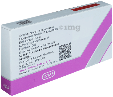 Lexapro 15 mg price