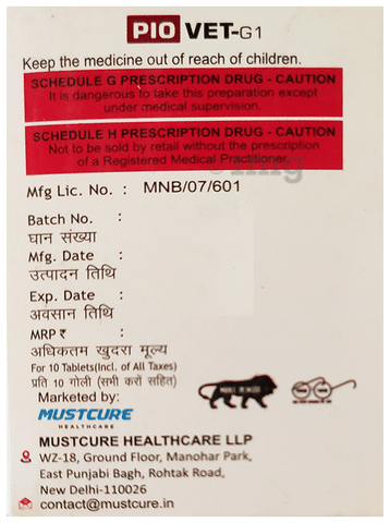 Piovet-G 1 Tablet ER image