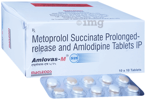 Amlovas-M 5/25 Tablet PR image Amlovas-M 5/25 Tablet PR image