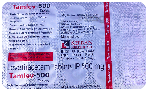 Tamlev 500 Tablet image