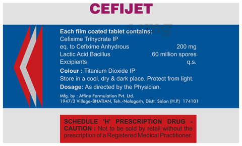 Cefijet Tablet image Cefijet Tablet image