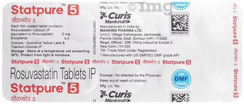 StatPURE 5mg Tablet image