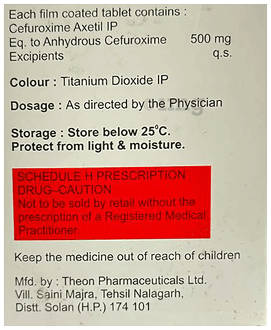 Cefraxime 500 Tablet image