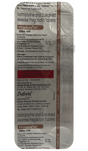 Pradivis NT Tablet SR image