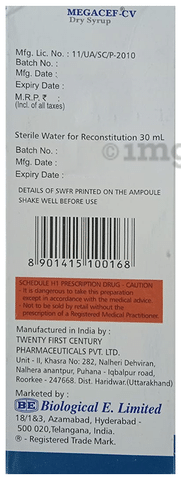 Megacef-CV Dry Syrup Mango