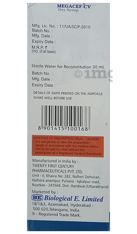 Megacef-CV Dry Syrup Mango image Megacef-CV Dry Syrup Mango image
