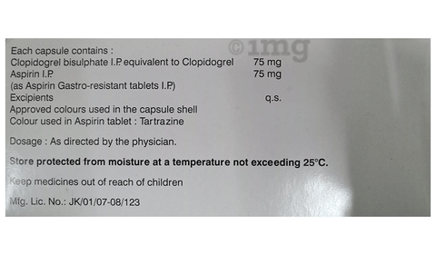 Clopitab-A 75 Capsule image