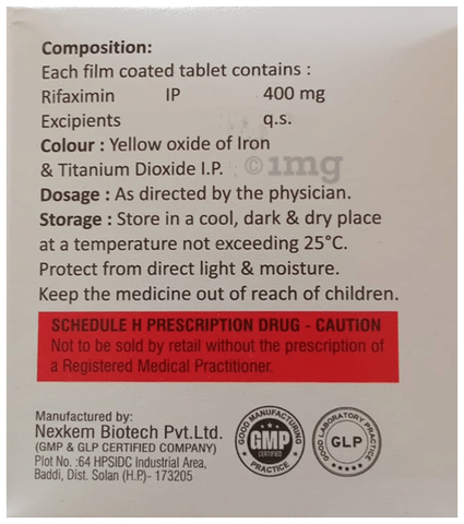 Rifagold 400 Tablet image