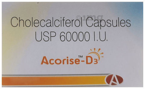 Acorise-D3 Softgel Capsule image Acorise-D3 Softgel Capsule image
