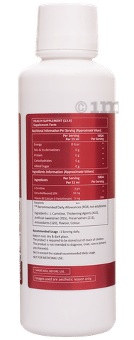 l carnitine 1500 mg liquid L-Carnitine 1500 Liquid Shots, Berry, 16 fl oz (473 ml)