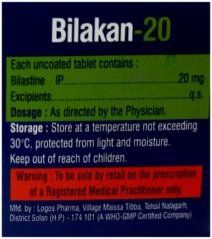 Bilakan 20 Tablet image