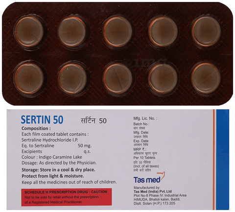 Sertin 50 Tablet image Sertin 50 Tablet image