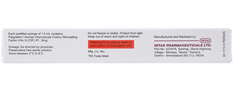 Neupeg 6mg Injection image