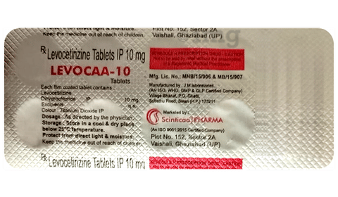 Levocaa 10 Tablet image