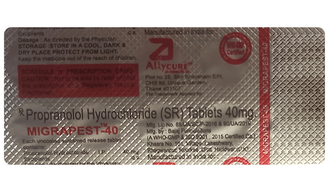 Migrapest 40 Tablet SR image Migrapest 40 Tablet SR image