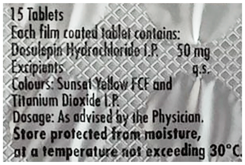 Prothiaden 50 Tablet image
