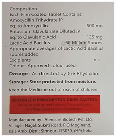 Actiduo CV 625 Tablet image