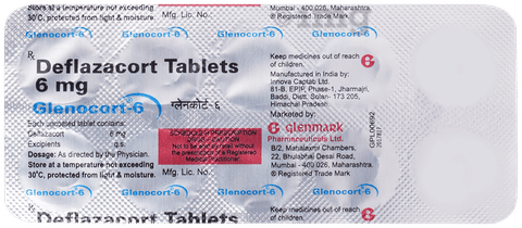 Glenocort 6mg Tablet image
