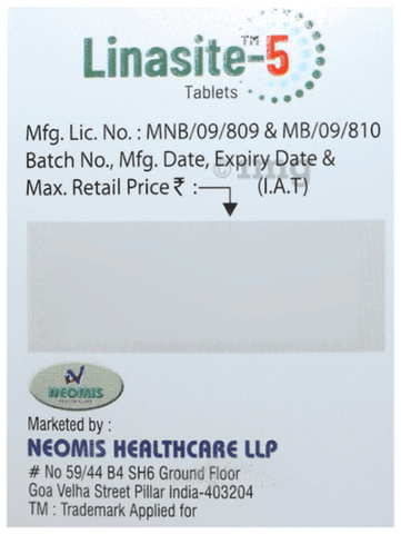 Linasite 5 Tablet image Linasite 5 Tablet image