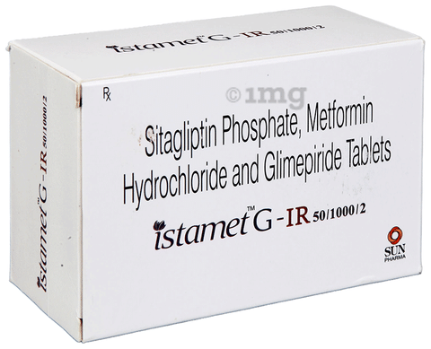 Istamet G 50mg/2mg/1000mg Tablet IR