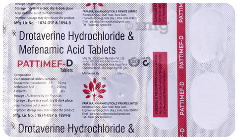 Pattimef-D Tablet image