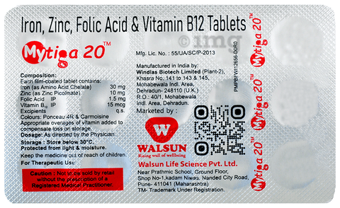Mytiga 20 Tablet image Mytiga 20 Tablet image