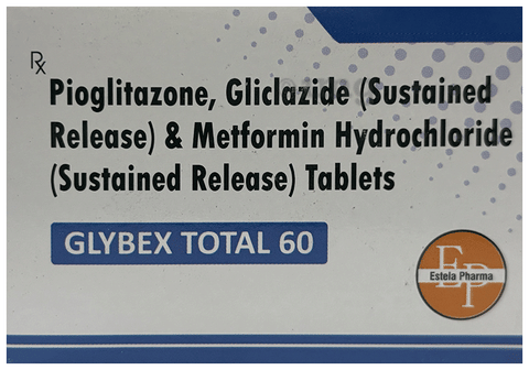Glybex Total 60 Tablet SR image Glybex Total 60 Tablet SR image