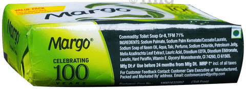 Margo Original Neem Soap 75gm Each Buy combo pack of 4.0 soaps