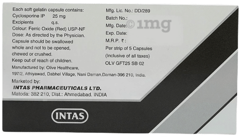 Grafotas 25mg Capsule image Grafotas 25mg Capsule image