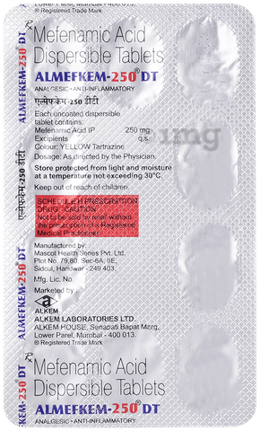 Almefkem 250mg Tablet image